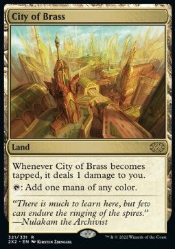 City of Brass⁣ - Double Masters 2022⁣ (Rare)⁣ [321]