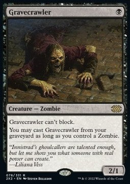 Gravecrawler⁣ - Double Masters 2022⁣ (Rare)⁣ [78]