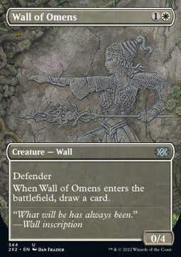 Wall of Omens - Double Masters 2022: Extras (Uncommon) [X2X2-344]