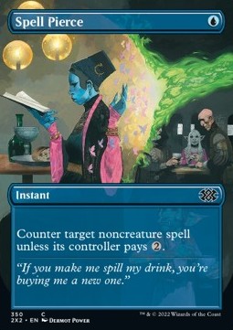 Spell Pierce - Double Masters 2022: Extras (Common) [X2X2-350]