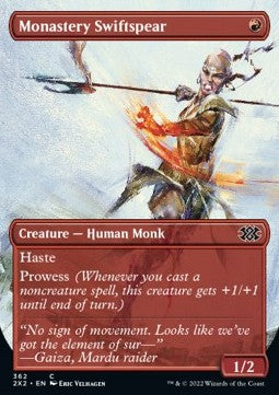 Monastery Swiftspear - Double Masters 2022: Extras (Common) [X2X2-362]