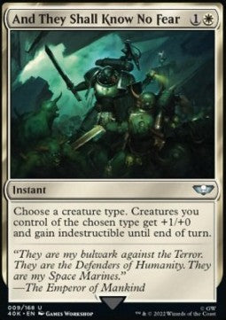 And They Shall Know No Fear⁣ - Universes Beyond: Warhammer 40,000⁣ (Uncommon)⁣ [9]