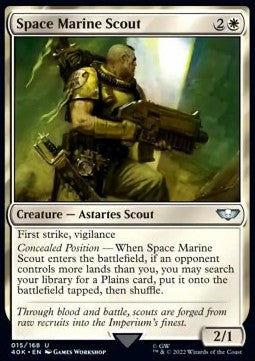 Space Marine Scout - Universes Beyond: Warhammer 40,000 (Uncommon) [40K-15]