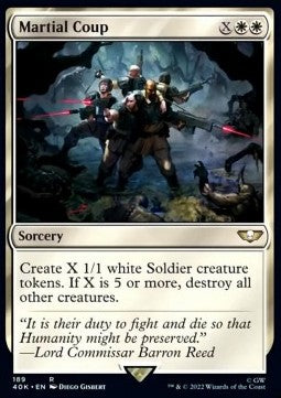 Martial Coup - Universes Beyond: Warhammer 40,000 (Rare) [40K-189]