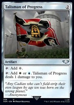 Talisman of Progress - Universes Beyond: Warhammer 40,000 (Uncommon) [40K-258]