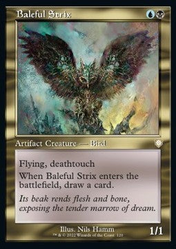 Baleful Strix - Commander: The Brothers' War (Rare) [BRC-120]