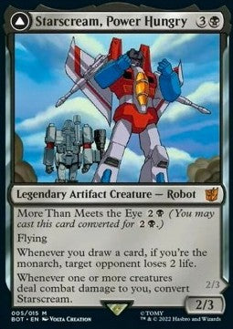 Starscream, Power Hungry // Starscream, Seeker Leader (V.1)