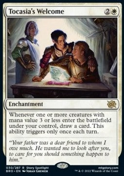 Tocasia's Welcome