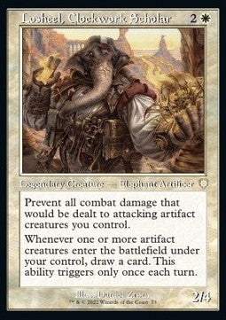Losheel, Clockwork Scholar - Commander: The Brothers' War (Rare) [BRC-73]
