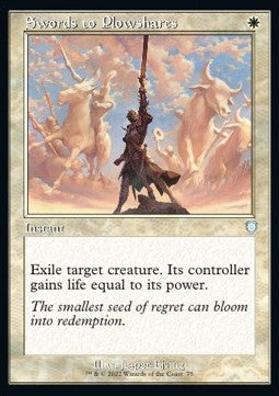 Swords to Plowshares - Commander: The Brothers' War (Uncommon) [BRC-75]