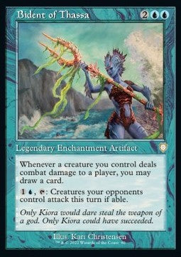 Bident of Thassa - Commander: The Brothers' War (Rare) [BRC-80]