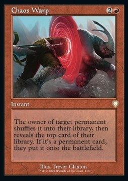 Chaos Warp - Commander: The Brothers' War (Rare) [BRC-114]