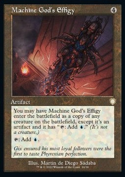 Machine God's Effigy - Commander: The Brothers' War (Rare) [BRC-16]