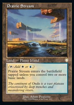 Prairie Stream - Commander: The Brothers' War (Rare) [BRC-193]