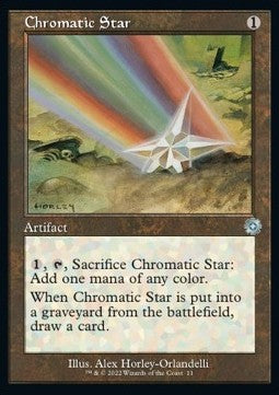 Chromatic Star (V.1) - Retro Frame Artifacts (Uncommon) [BRR-11]