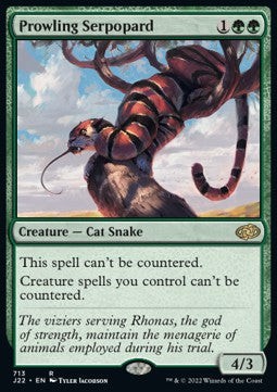 Prowling Serpopard - Jumpstart 2022 (Rare) [J22-713]