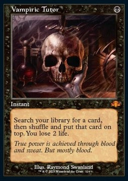 Vampiric Tutor (V.1) - Dominaria Remastered: Extras (Mythic) [XDMR-314]