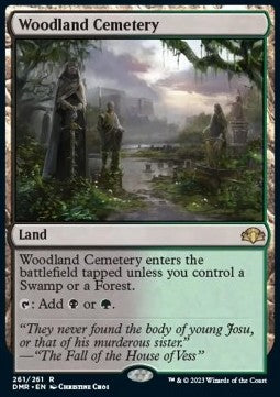 Woodland Cemetery - Dominaria Remastered (Rare) [DMR-261]