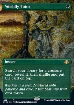 Worldly Tutor (V.2) - Dominaria Remastered: Extras (Rare) [XDMR-442]