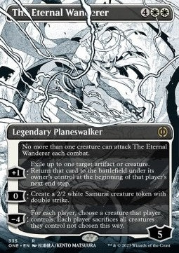 The Eternal Wanderer (V.1) - Phyrexia: All Will Be One: Extras (Rare) [XONE-335]