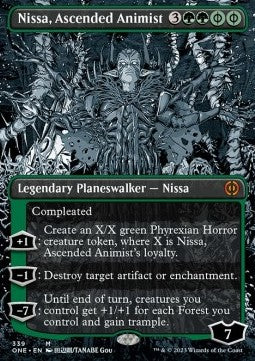 Nissa, Ascended Animist (V.2) - Phyrexia: All Will Be One: Extras (Mythic) [XONE-339]