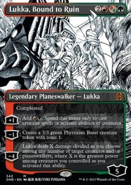 Lukka, Bound to Ruin (V.2) - Phyrexia: All Will Be One: Extras (Mythic) [XONE-342]