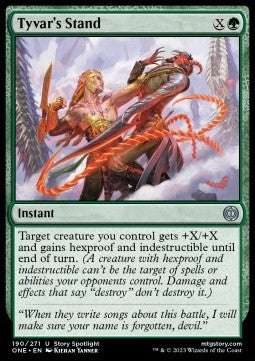 Tyvar's Stand⁣ - Phyrexia: All Will Be One⁣ (Uncommon)⁣ [190]