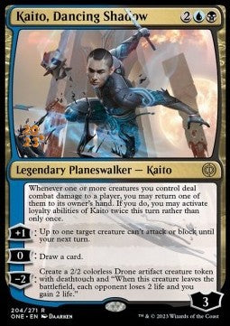 Kaito, Dancing Shadow (V.1) - Phyrexia: All Will Be One: Promos (Rare) [PONE-204]