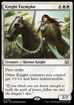 Knight Exemplar - Commander: March of the Machine (Rare) [MOC-192]