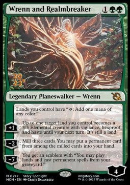 Wrenn and Realmbreaker (V.1) - March of the Machine: Promos (Mythic) [PMOM-217]