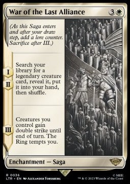 War of the Last Alliance - The Lord of the Rings: Tales of Middle-earth (Rare) [LTR-36]