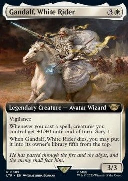 Gandalf, White Rider (V.2) - The Lord of the Rings: Tales of Middle-earth: Extras (Rare) [XLTR-389]