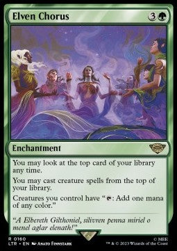 Elven Chorus - The Lord of the Rings: Tales of Middle-earth (Rare) [LTR-160]