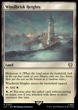 Windbrisk Heights - Commander: The Lord of the Rings: Tales of Middle-earth (Rare) [LTC-345]