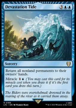 Devastation Tide - Commander: The Lord of the Rings: Tales of Middle-earth (Rare) [LTC-189]