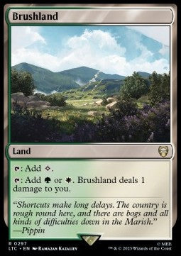 Brushland - Commander: The Lord of the Rings: Tales of Middle-earth (Rare) [LTC-297]