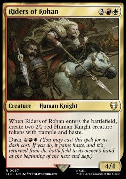 Riders of Rohan - Commander: The Lord of the Rings: Tales of Middle-earth (Rare) [LTC-67]