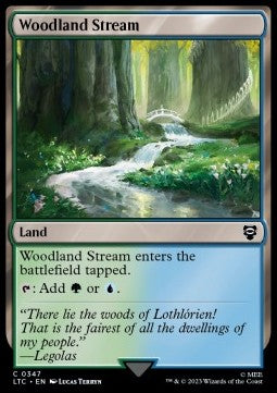 Woodland Stream - Commander: The Lord of the Rings: Tales of Middle-earth (Common) [LTC-347]
