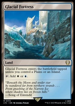 Glacial Fortress - Commander: The Lord of the Rings: Tales of Middle-earth (Rare) [LTC-315]