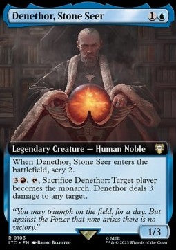 Denethor, Stone Seer - Commander: The Lord of the Rings: Tales of Middle-earth: Extras (Rare) [XLTC-103]
