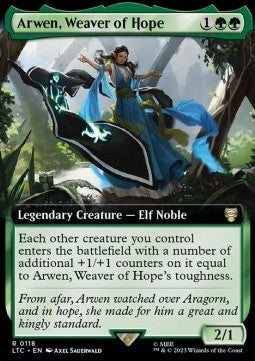 Arwen, Weaver of Hope - Commander: The Lord of the Rings: Tales of Middle-earth: Extras (Rare) [XLTC-118]