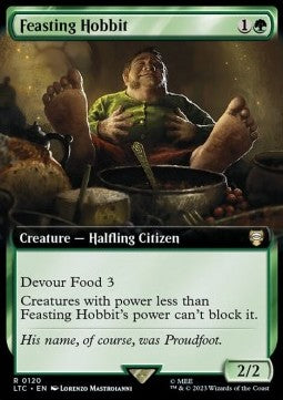 Feasting Hobbit - Commander: The Lord of the Rings: Tales of Middle-earth: Extras (Rare) [XLTC-120]