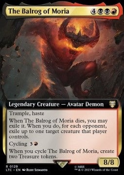 The Balrog of Moria - Commander: The Lord of the Rings: Tales of Middle-earth: Extras (Rare) [XLTC-129]