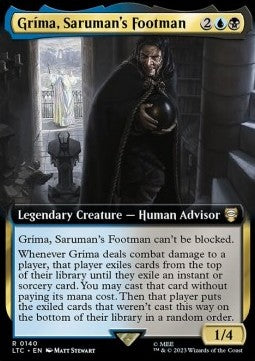 Gríma, Saruman's Footman - Commander: The Lord of the Rings: Tales of Middle-earth: Extras (Rare) [XLTC-140]