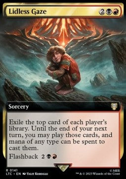 Lidless Gaze - Commander: The Lord of the Rings: Tales of Middle-earth: Extras (Rare) [XLTC-141]
