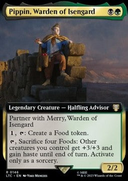 Pippin, Warden of Isengard - Commander: The Lord of the Rings: Tales of Middle-earth: Extras (Rare) [XLTC-146]