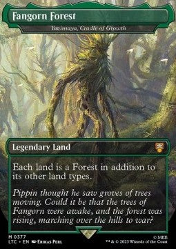 Yavimaya, Cradle of Growth (V.1) - Commander: The Lord of the Rings: Tales of Middle-earth: Extras (Mythic) [XLTC-377]
