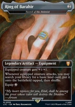 Sword of the Animist (V.1) - Commander: The Lord of the Rings: Tales of Middle-earth: Extras (Mythic) [XLTC-355]