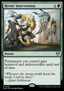 Heroic Intervention⁣ - Commander Masters⁣ (Rare)⁣ [295]