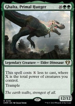 Ghalta, Primal Hunger - Commander Masters (Rare) [CMM-292]